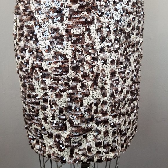 SPLASH Leopard Sequin Cocktail Party Dress Women's Size 8 * NEW with Tags - Picture 11 of 12